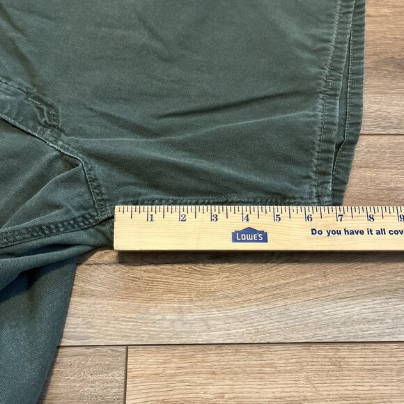 Men's VTG Carhartt Duck Canvas Shorts SZ 38x7 Moss Green USA Made B135 MOS - Picture 3 of 7